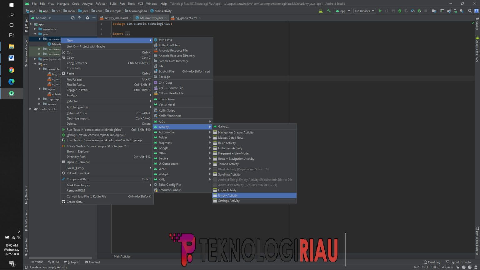 Membuat Splash Screen di Android Studio Hanya 3 Menit - Teknologi Riau